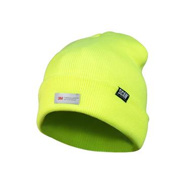 Hi-Vis Yellow Beanie Hat