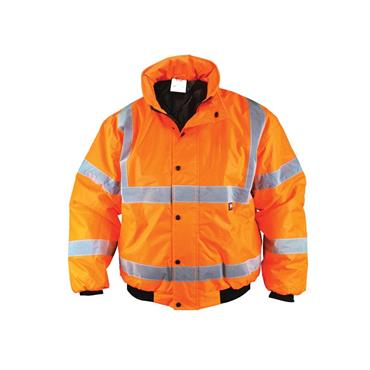 Hi-Vis Bomber Jacket Orange - M (41in)
