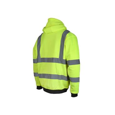 Hi-Vis Hoodie Yellow - L