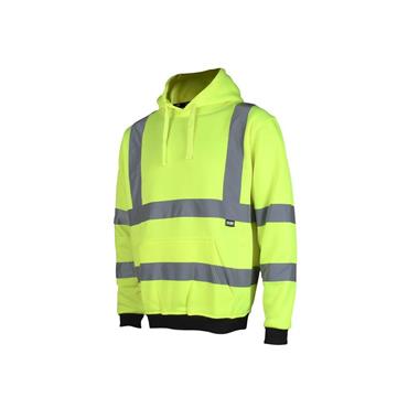 Hi-Vis Hoodie Yellow - XL