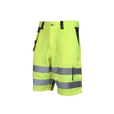 Hi-Vis Holster Shorts Yellow - W32-33in