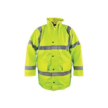Hi-Vis Motorway Jacket Yellow - XXL (52in)