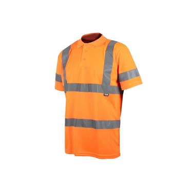 Hi-Vis Polo Shirt Orange - XXL (50in)
