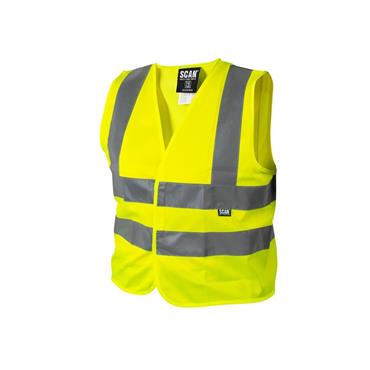 Hi-Vis Waistcoat Yellow - Child 4-6