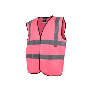 Hi-Vis Waistcoat Pink - L (44in)