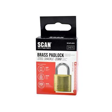 Brass Padlock 20mm