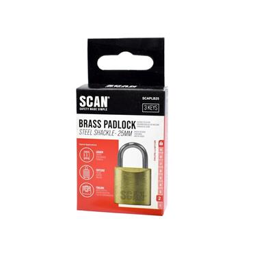 Brass Padlock 25mm