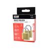 Brass Padlock 40mm Keyed Alike Pack of 2