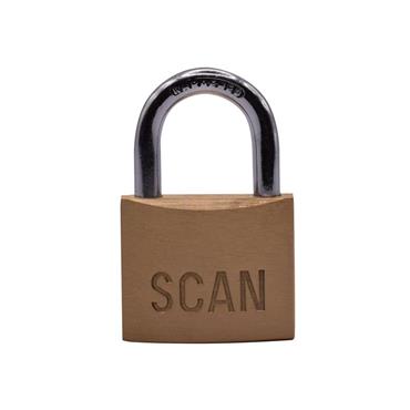 Brass Padlock 40mm Keyed Alike Pack of 2