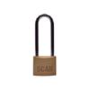 Brass Padlock 40mm Long Shackle