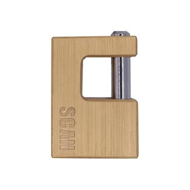 Brass Shutter Padlock 60mm