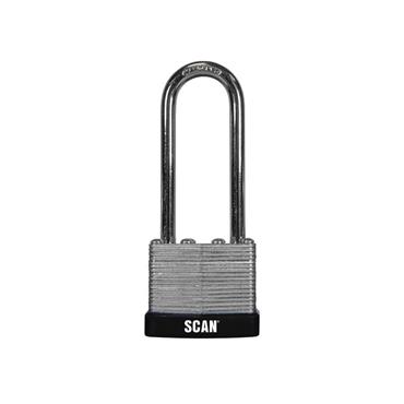 Laminated Steel Padlock 40mm Long Shackle
