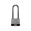Laminated Steel Padlock 40mm Long Shackle