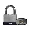 Laminated Steel Combination Padlock 50mm