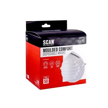 SCAN DUST MASK MOULDED COMFORT (BX 50)