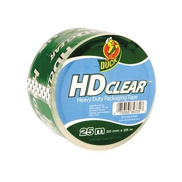 Duck TapeÂ® Packaging Heavy-Duty 50mm x 25m Clear