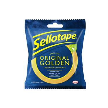Original Golden Sticky Tape - 1 Roll 24mm x 50m