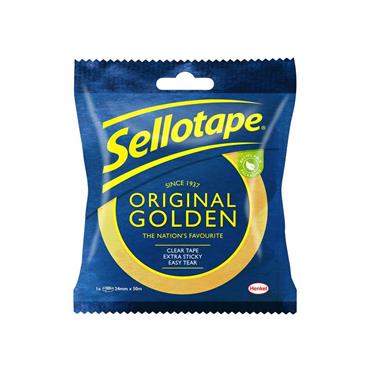 Original Golden Sticky Tape - 1 Roll 24mm x 50m