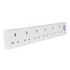 Extension Lead 240V 6-Way 13A Surge Protection 2m