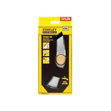 Retractable Blade Heavy-Duty Titan Trimming Knife & 100 Blades