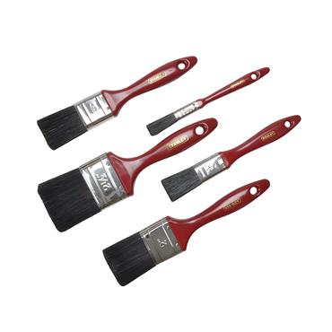 Decor Paint Brush Set of 5 12 25 37 50 & 62mm
