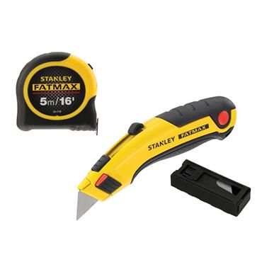 FatMaxÂ® Triple Pack - Tape, Retractable Knife and Blades