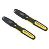 STANLEY MARKERS CHISEL TIP BLACK (PK 2)