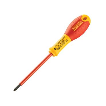 FatMaxÂ® VDE Insulated Screwdriver Pozidriv Tip PZ1 x 100mm