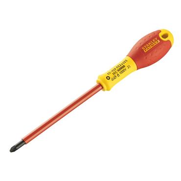 FatMaxÂ® VDE Insulated Screwdriver Pozidriv Tip PZ2 x 125mm