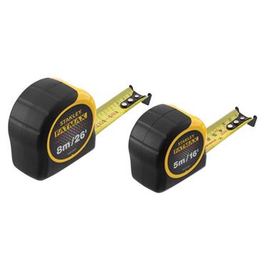 FatMaxÂ® Classic Tape Twin Pack 5m/16ft + 8m/26ft (Width 32mm)