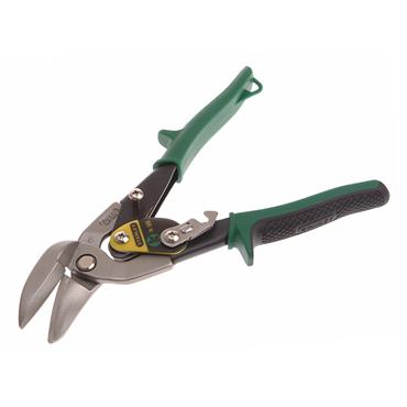 Green Offset Aviation Snips Right Cut 250mm (10in)