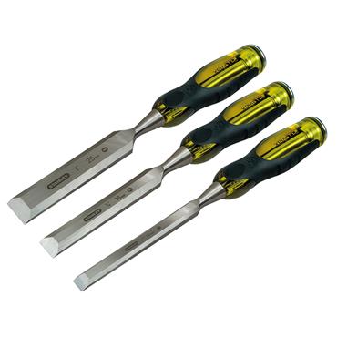FatMaxÂ® Bevel Edge Chisel with Thru Tang Set, 3 Piece