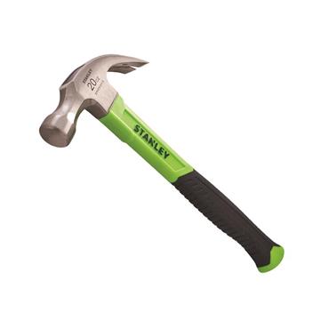 Fibreglass Hi-Vis Claw Hammer 567g (20oz)