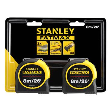 FatMaxÂ® Classic Tape Twin Pack 8m/26ft (Width 32mm)