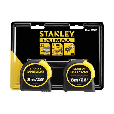 FatMaxÂ® Classic Tape Twin Pack 8m/26ft (Width 32mm)