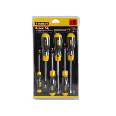 Cushion Grip Screwdriver Set, 6 Piece