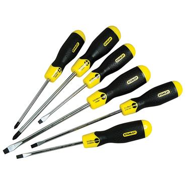 Cushion Grip Screwdriver Set, 6 Piece