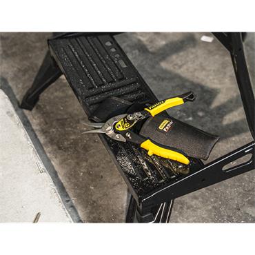 Yellow Aviation Snips & Holster Straight Cut 250mm (10in)