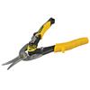 Yellow Aviation Snips & Holster Straight Cut 250mm (10in)