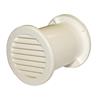 Round Vent, White 4in