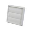 Terminal Flap Vent, White 100mm
