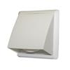 Cowled Terminal Vent, White