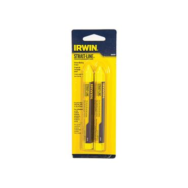 IRWIN YELLOW LUMBER CRAYON PK2