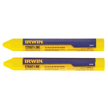 IRWIN YELLOW LUMBER CRAYON PK2