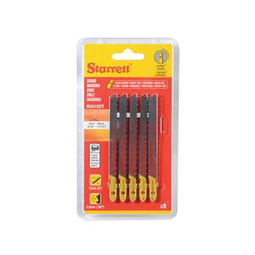 BU310DT-5 Wood Cutting Jigsaw Blades Pack of 5
