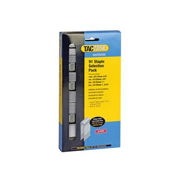91 Narrow Crown Staples Selection - Electric Tackers (Pack 2800)