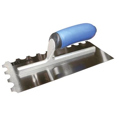 U-Notched Trowel 11 x 4.3/4in