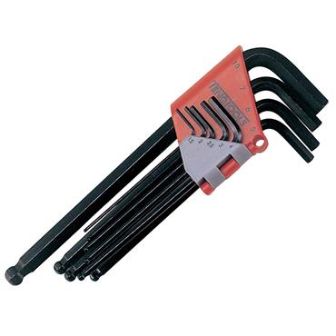 Metric Ball Point Hexagon Key Set, 9 Piece