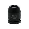 Impact Socket Hexagon 6-Point 1/2in Drive 15mm
