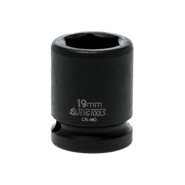 Impact Socket Hexagon 6-Point 1/2in Drive 19mm